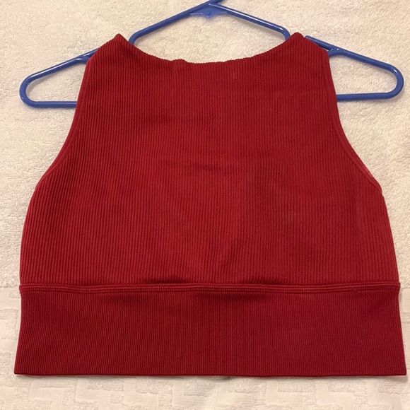 Betsey Johnson Tops - Betsey Johnson Performance size Large crop top, great ribbed fabric,